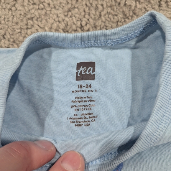 Tea Collection Sky Blue Baby Tee - Picture 2 of 5